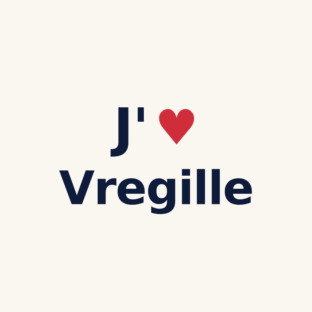 Tasse personnalisée Vregille — design J'aime Vregille