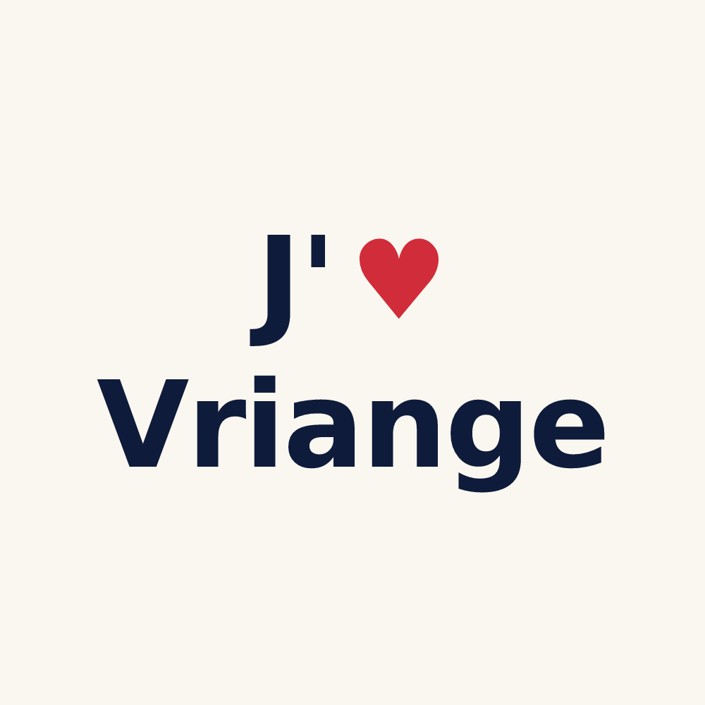 Tasse personnalisée Vriange — design J'aime Vriange