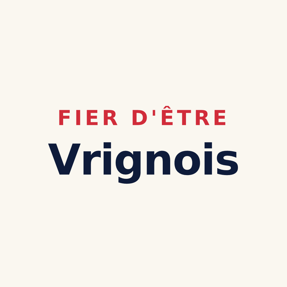 Tasse « Fier d'être Vrignois » — design pour Vrigne aux Bois