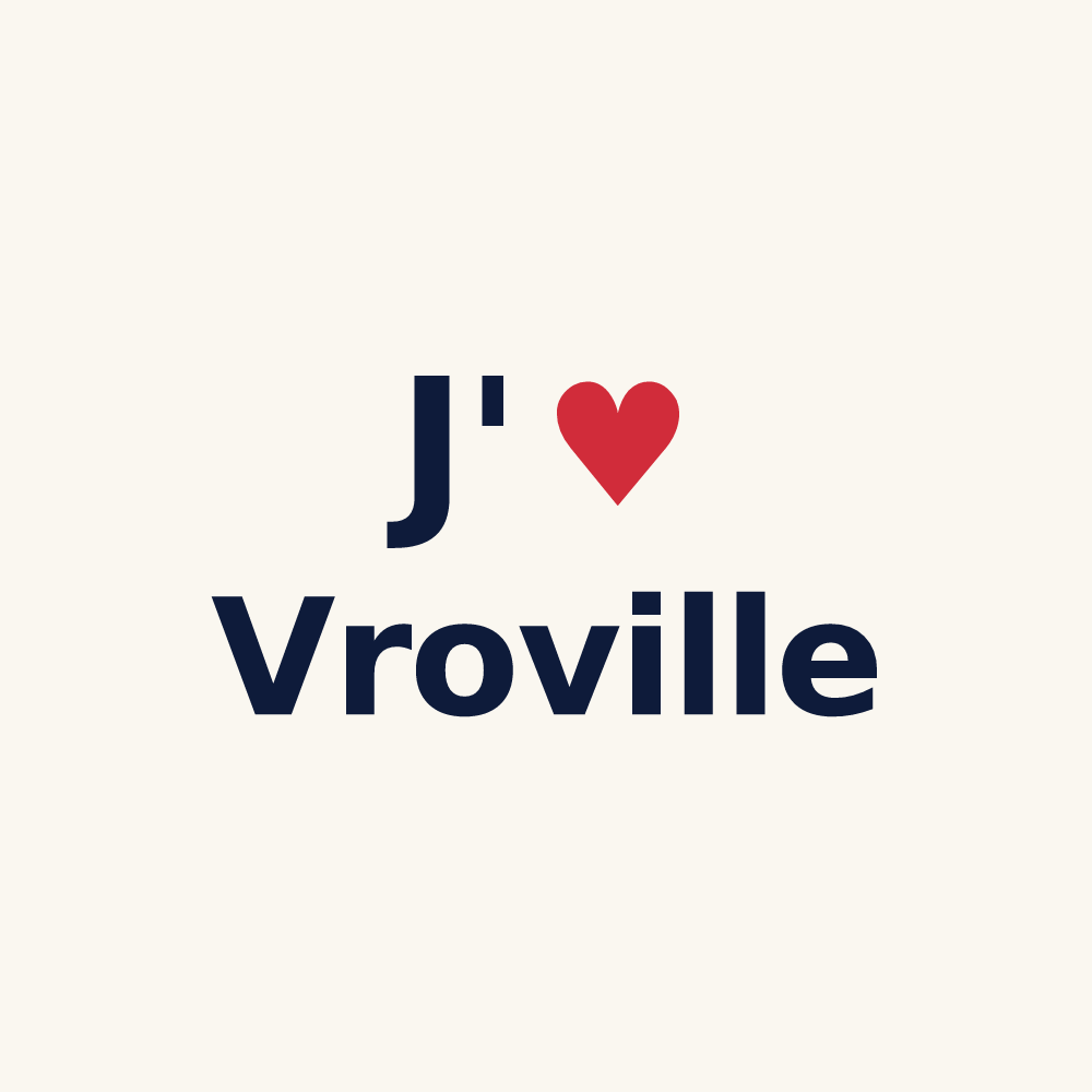 Tasse personnalisée Vroville — design J'aime Vroville