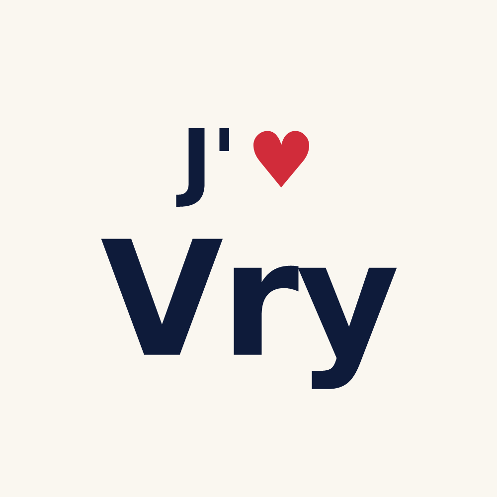 Tasse personnalisée Vry — design J'aime Vry