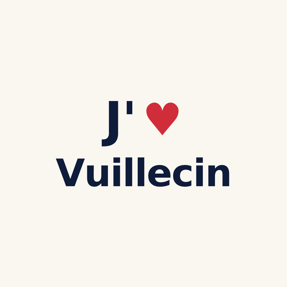 Tasse personnalisée Vuillecin — design J'aime Vuillecin
