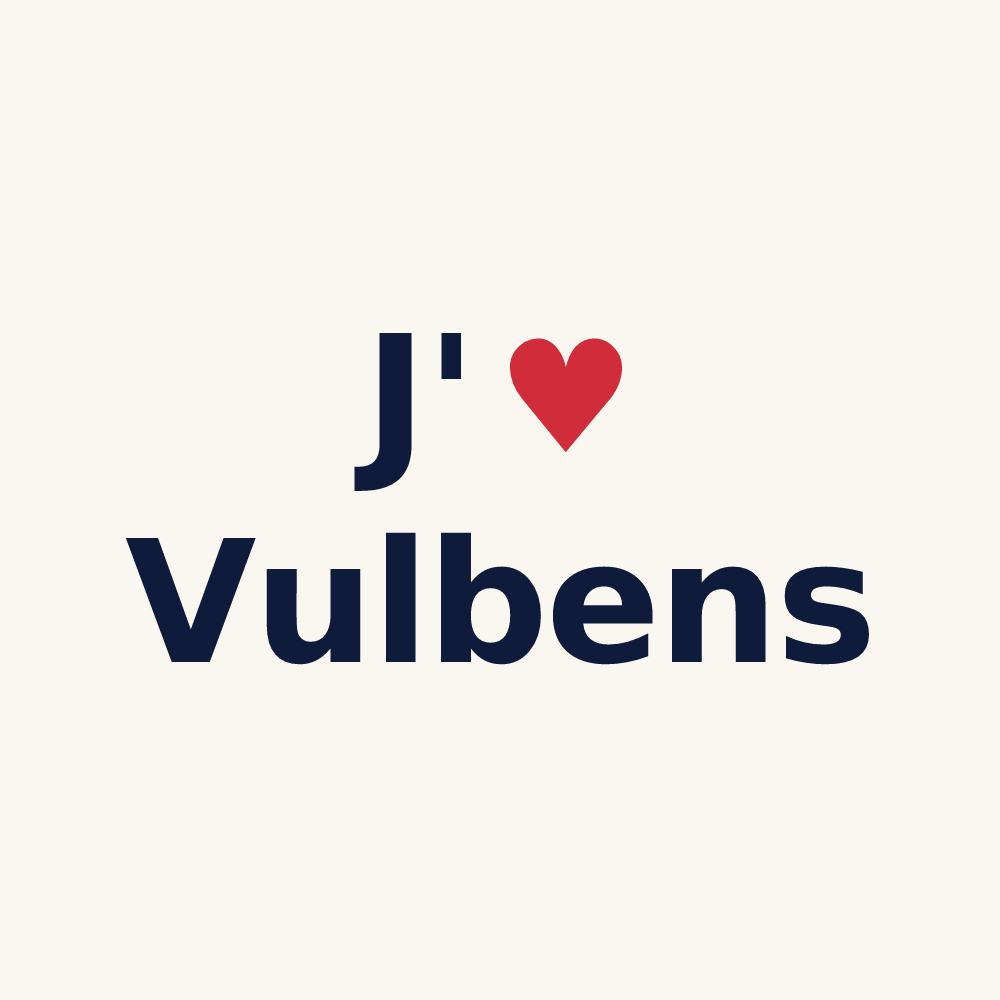 Tasse personnalisée Vulbens — design J'aime Vulbens