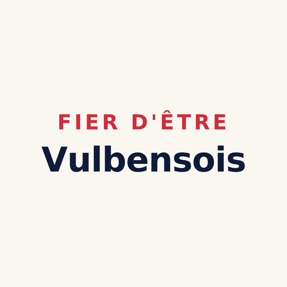 Tasse « Fier d'être Vulbensois » — design pour Vulbens