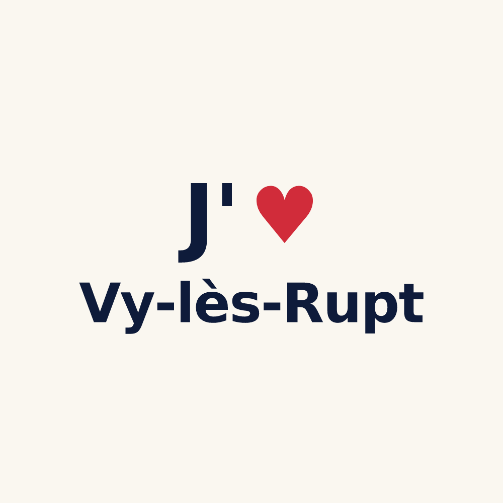 Tasse personnalisée Vy-lès-Rupt — design J'aime Vy-lès-Rupt