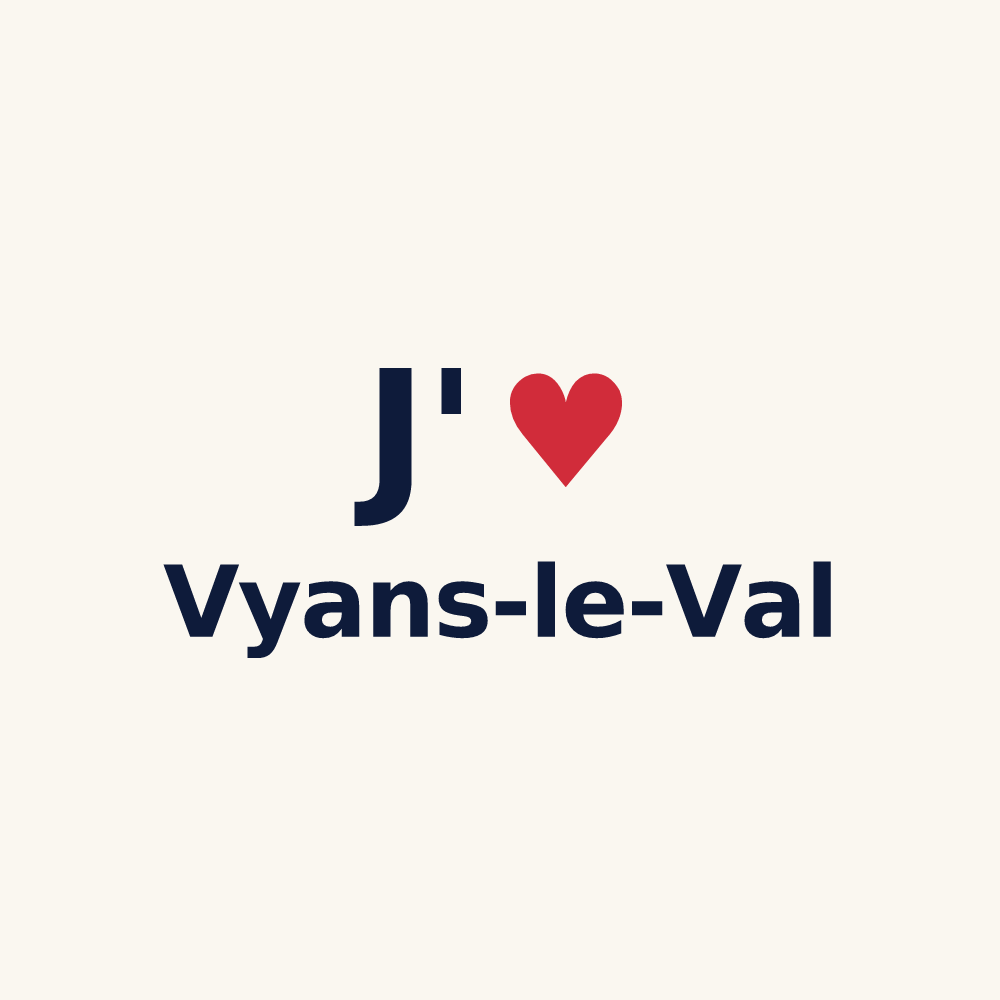 Tasse personnalisée Vyans-le-Val — design J'aime Vyans-le-Val
