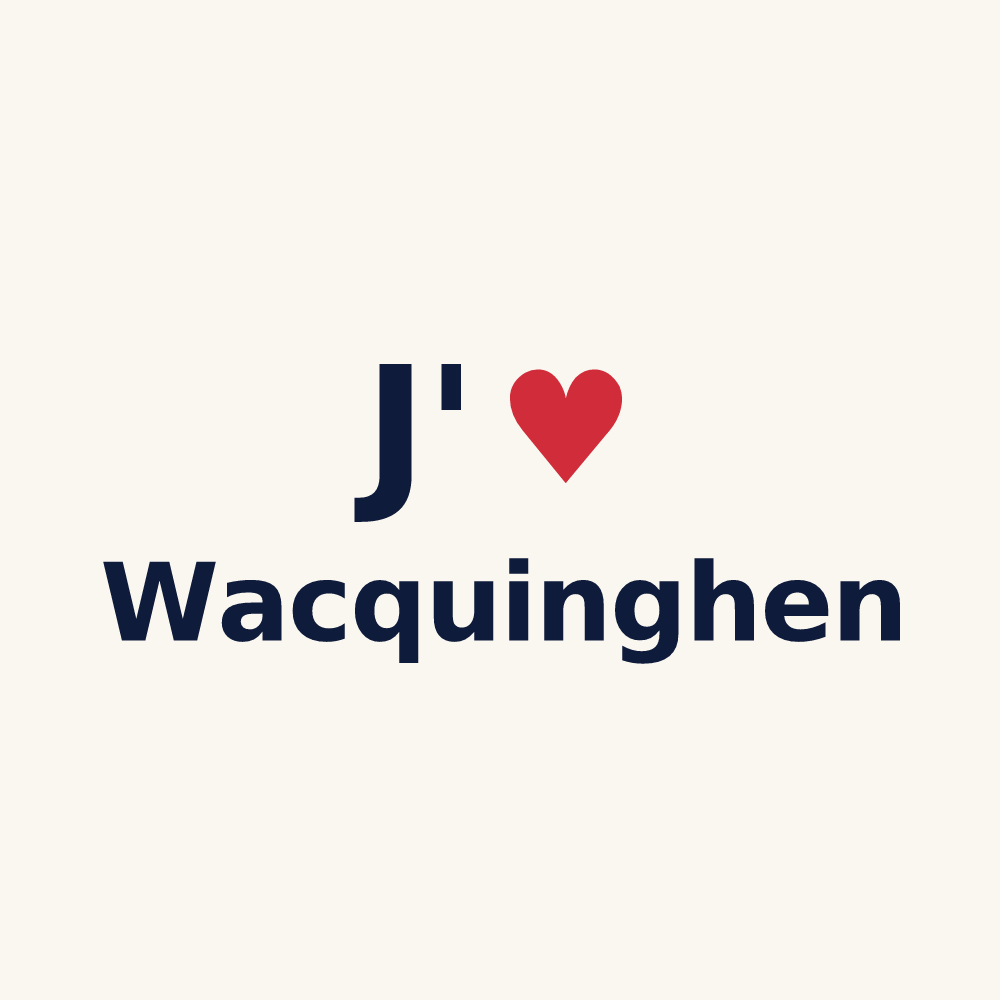 Tasse personnalisée Wacquinghen — design J'aime Wacquinghen