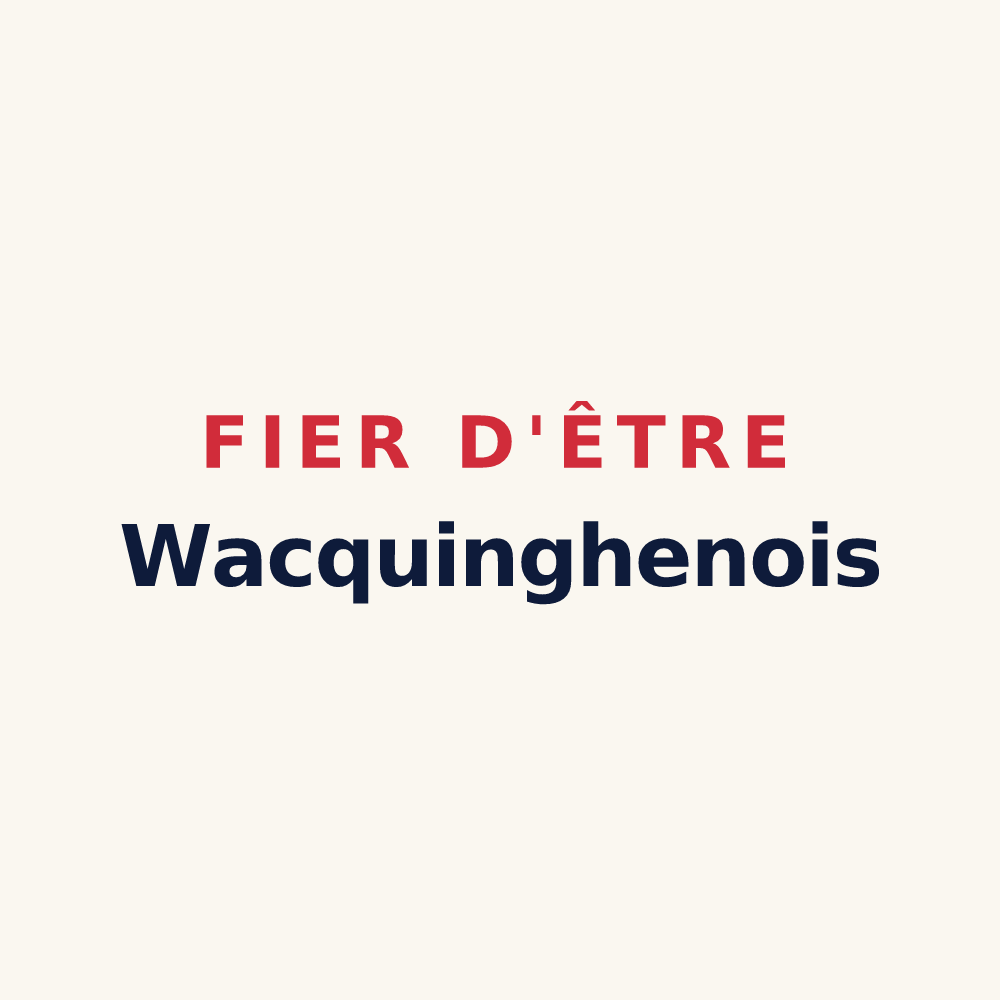 Tasse « Fier d'être Wacquinghenois » — design pour Wacquinghen