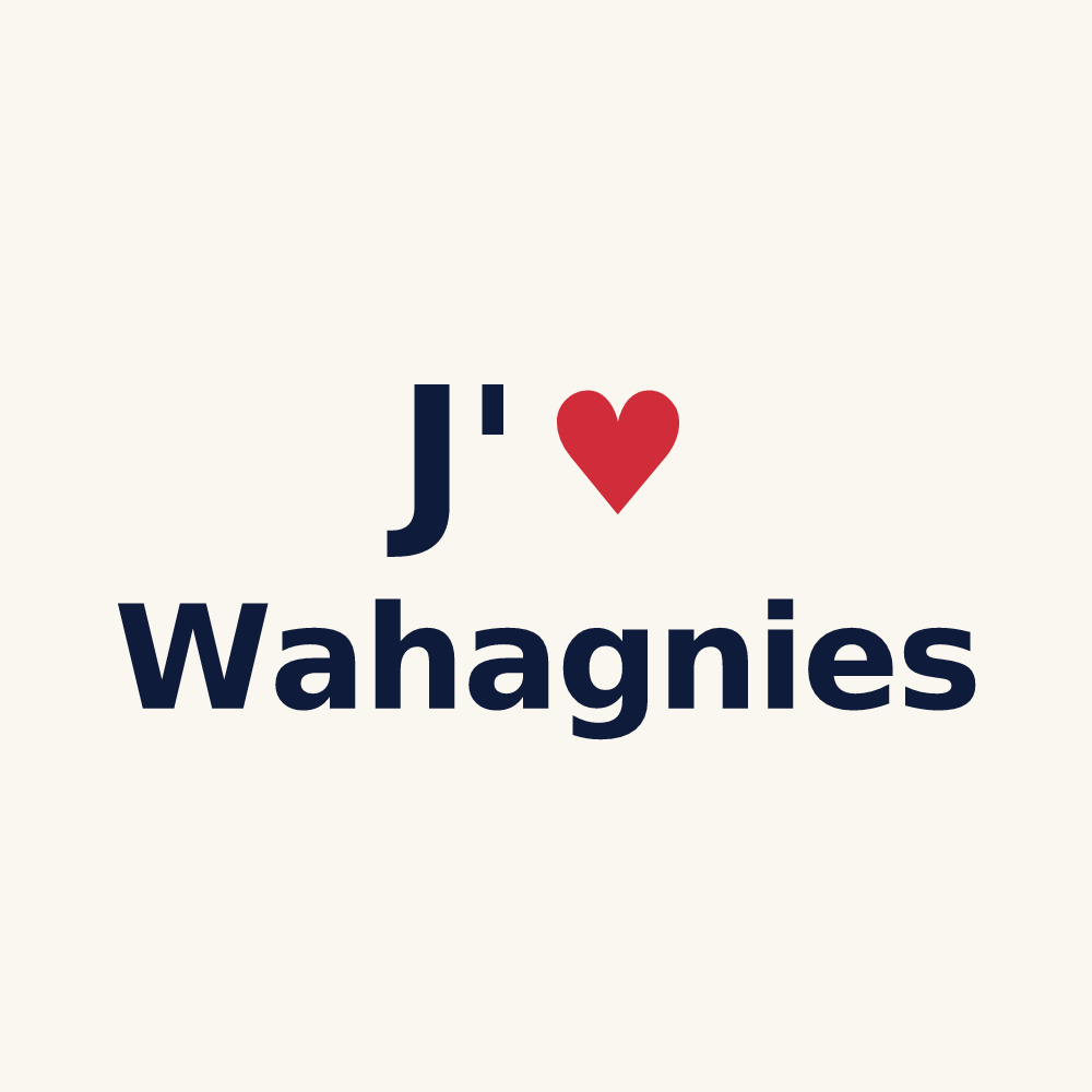 Tasse personnalisée Wahagnies — design J'aime Wahagnies