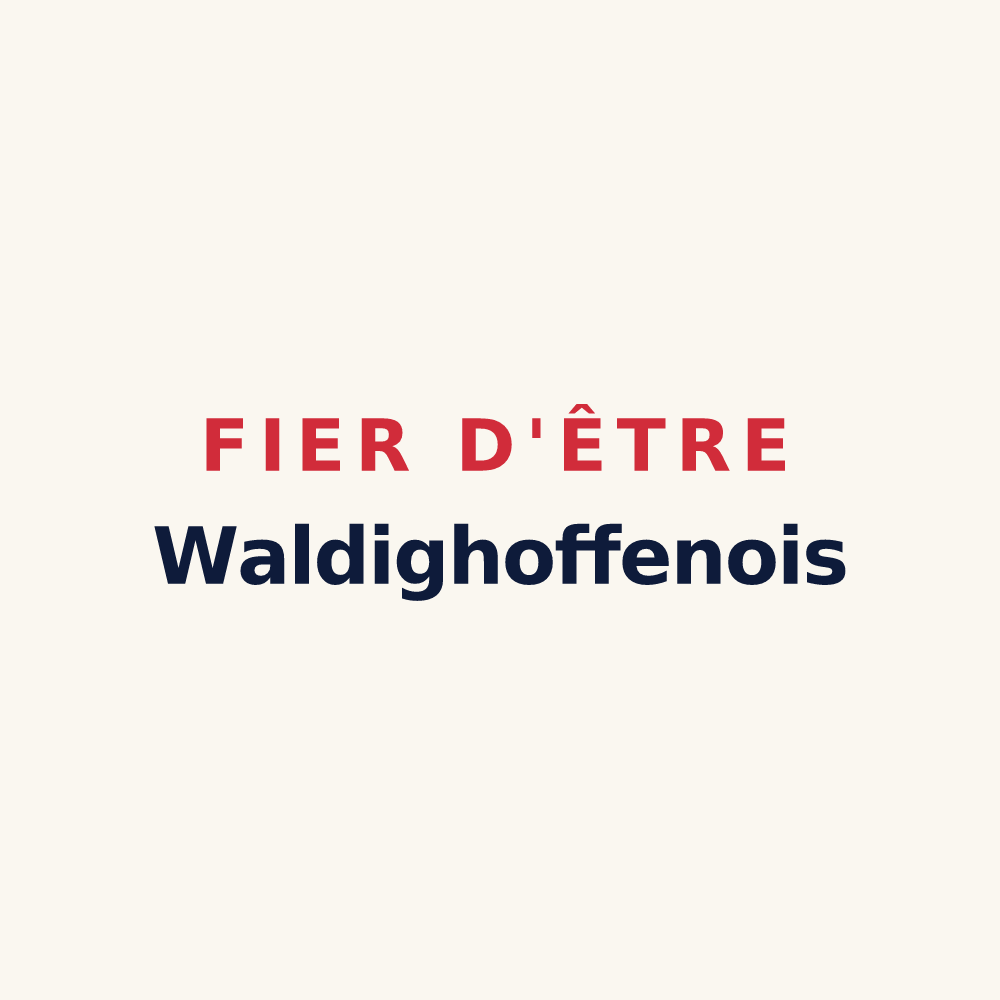 Tasse « Fier d'être Waldighoffenois » — design pour Waldighoffen
