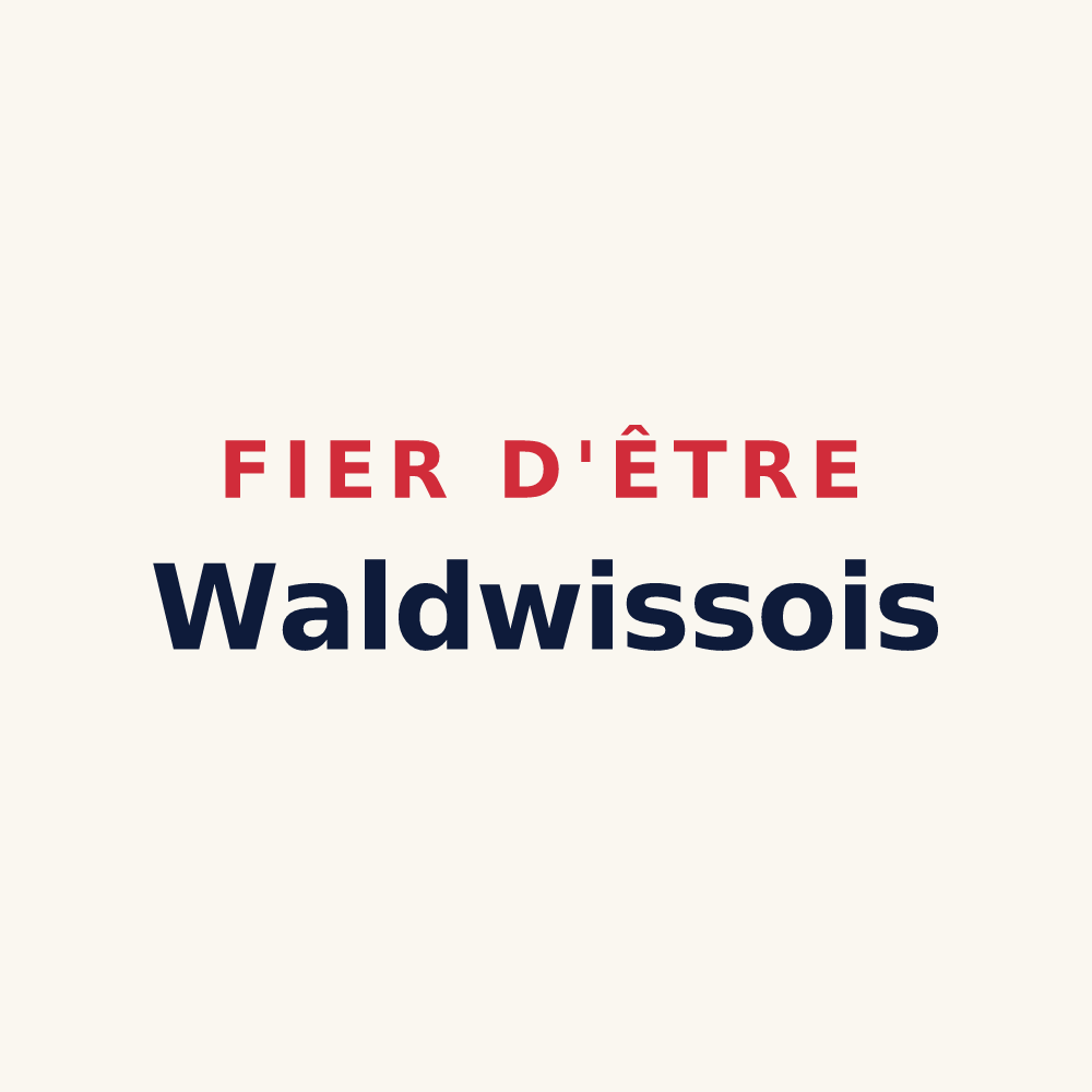 Tasse « Fier d'être Waldwissois » — design pour Waldwisse