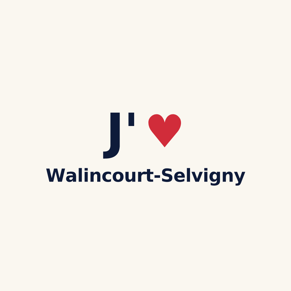 Tasse personnalisée Walincourt-Selvigny — design J'aime Walincourt-Selvigny