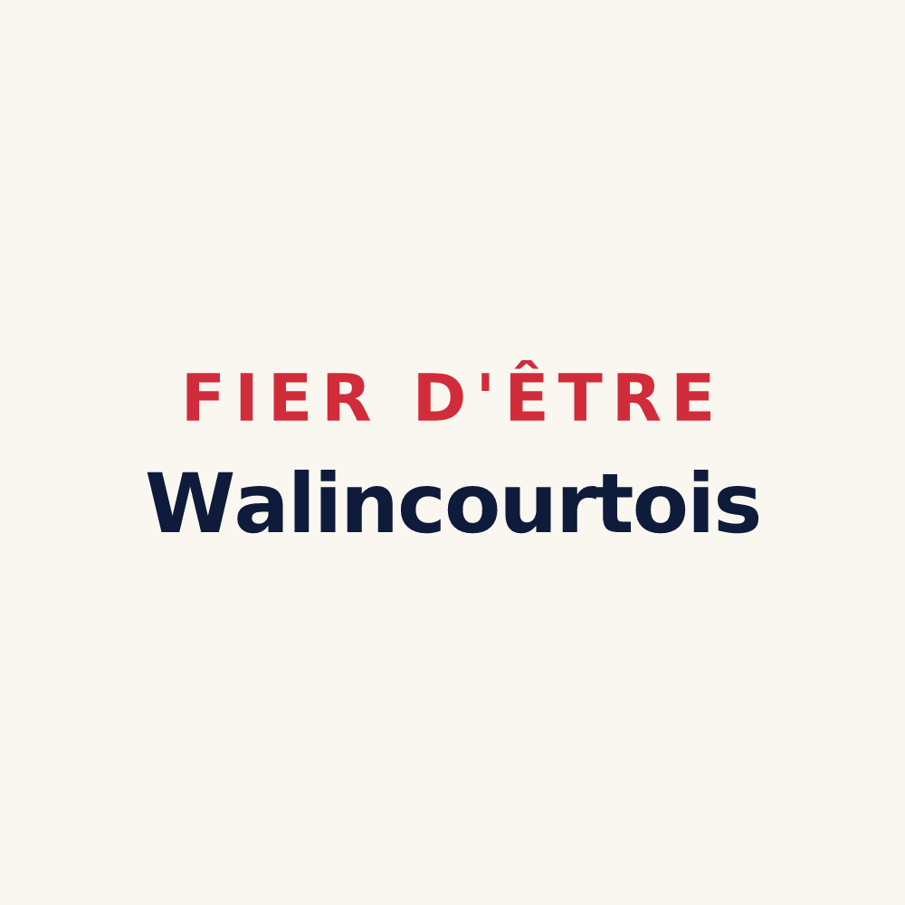 Tasse « Fier d'être Walincourtois » — design pour Walincourt-Selvigny