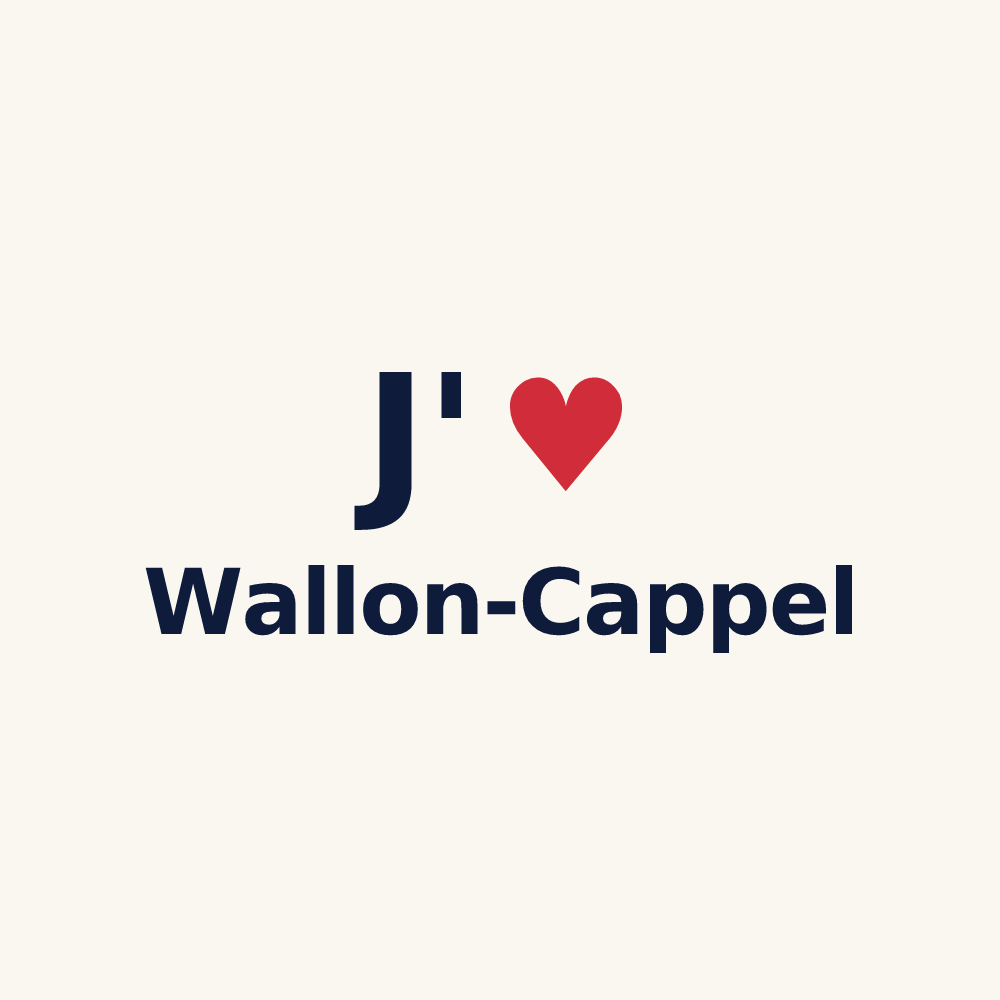 Tasse personnalisée Wallon-Cappel — design J'aime Wallon-Cappel