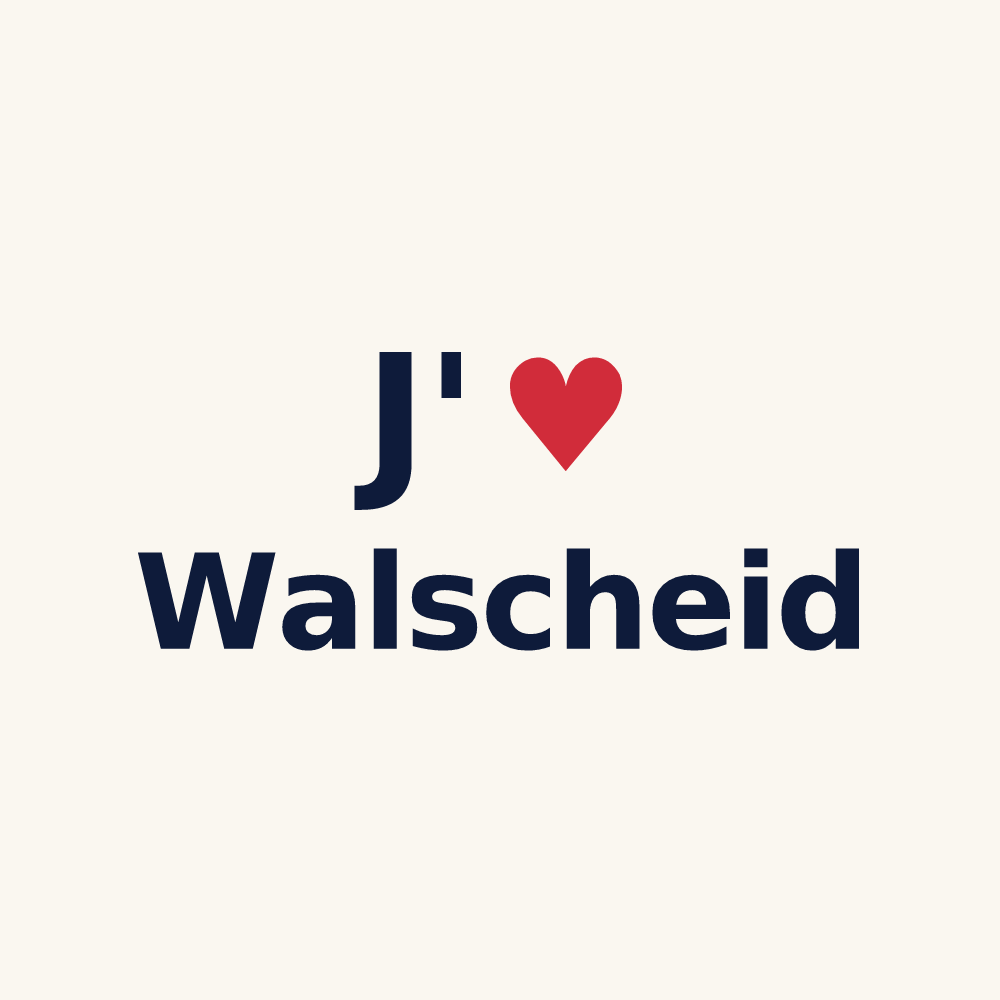 Tasse personnalisée Walscheid — design J'aime Walscheid