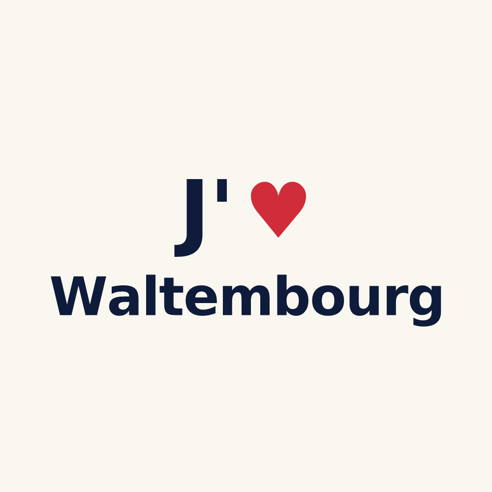 Tasse personnalisée Waltembourg — design J'aime Waltembourg