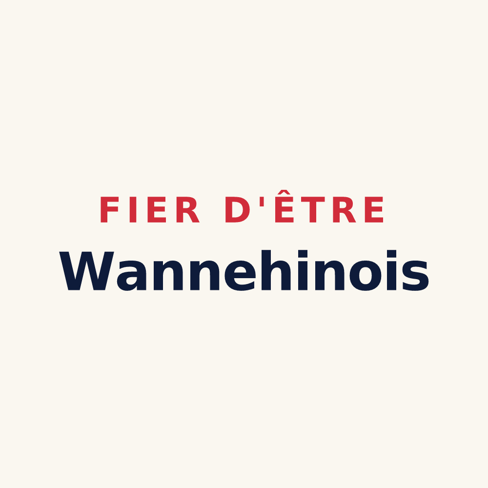 Tasse « Fier d'être Wannehinois » — design pour Wannehain