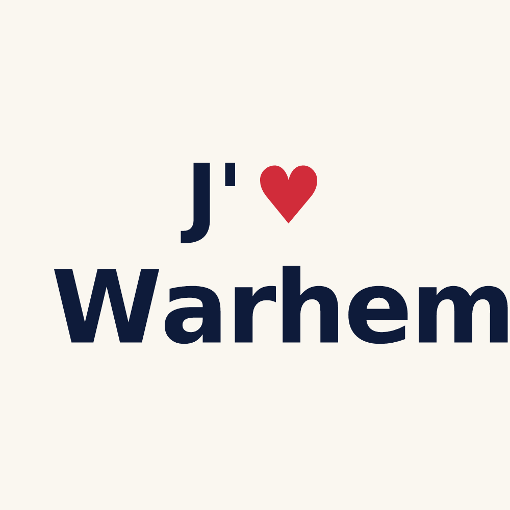 Tasse personnalisée Warhem — design J'aime Warhem