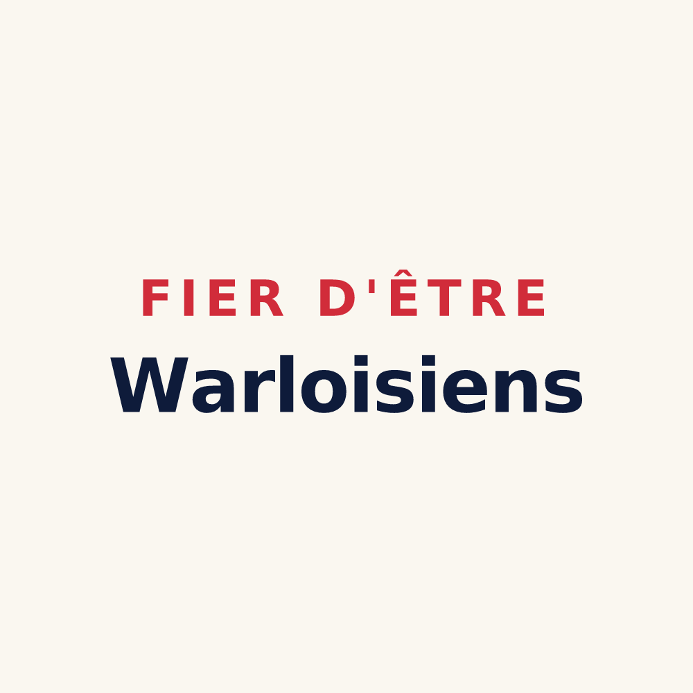 Tasse « Fier d'être Warloisiens » — design pour Warloy-Baillon