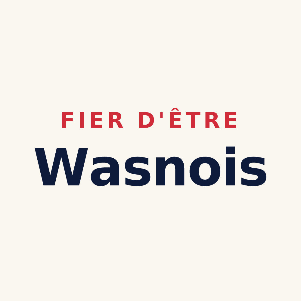 Tasse « Fier d'être Wasnois » — design pour Wasnes-au-Bac