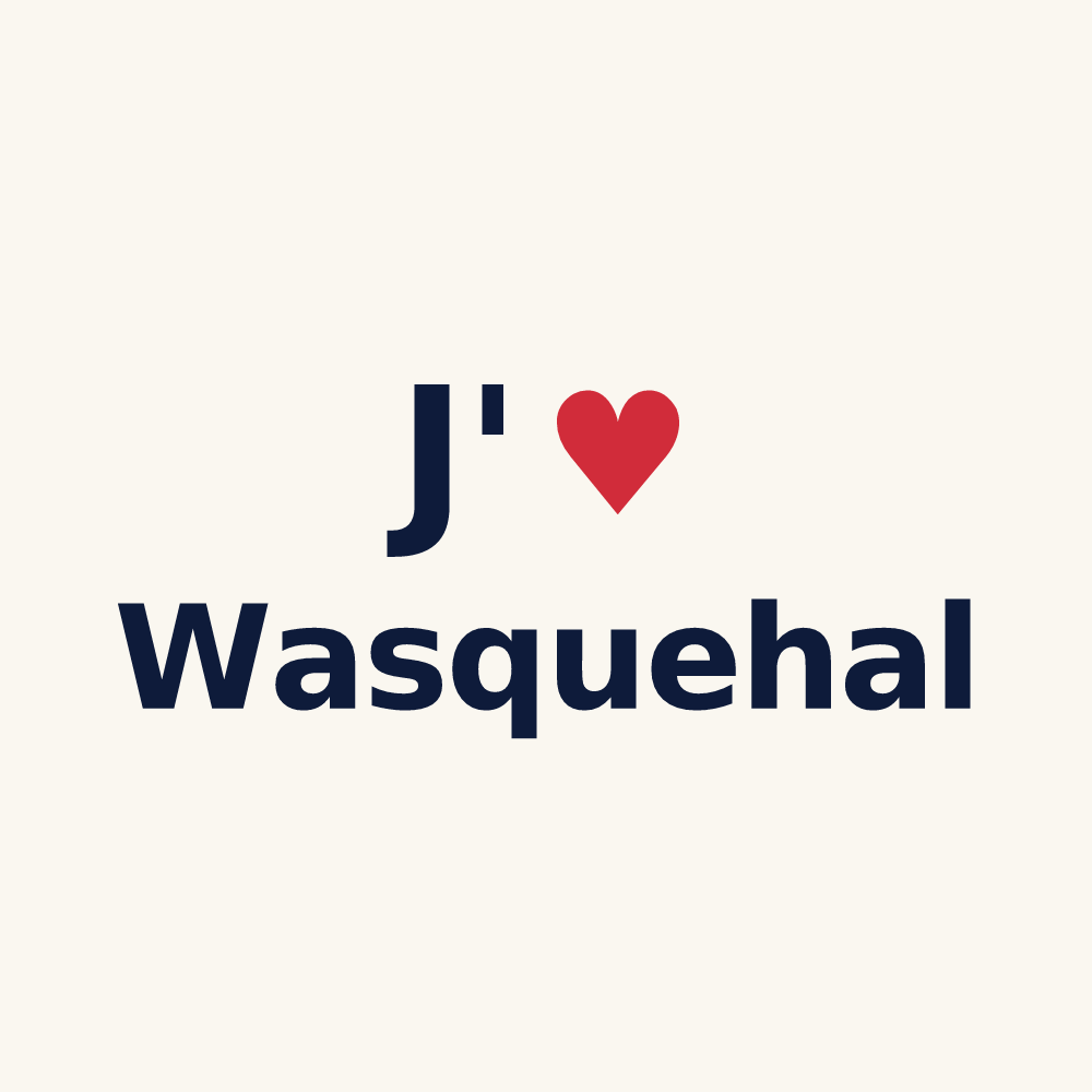 Tasse personnalisée Wasquehal — design J'aime Wasquehal