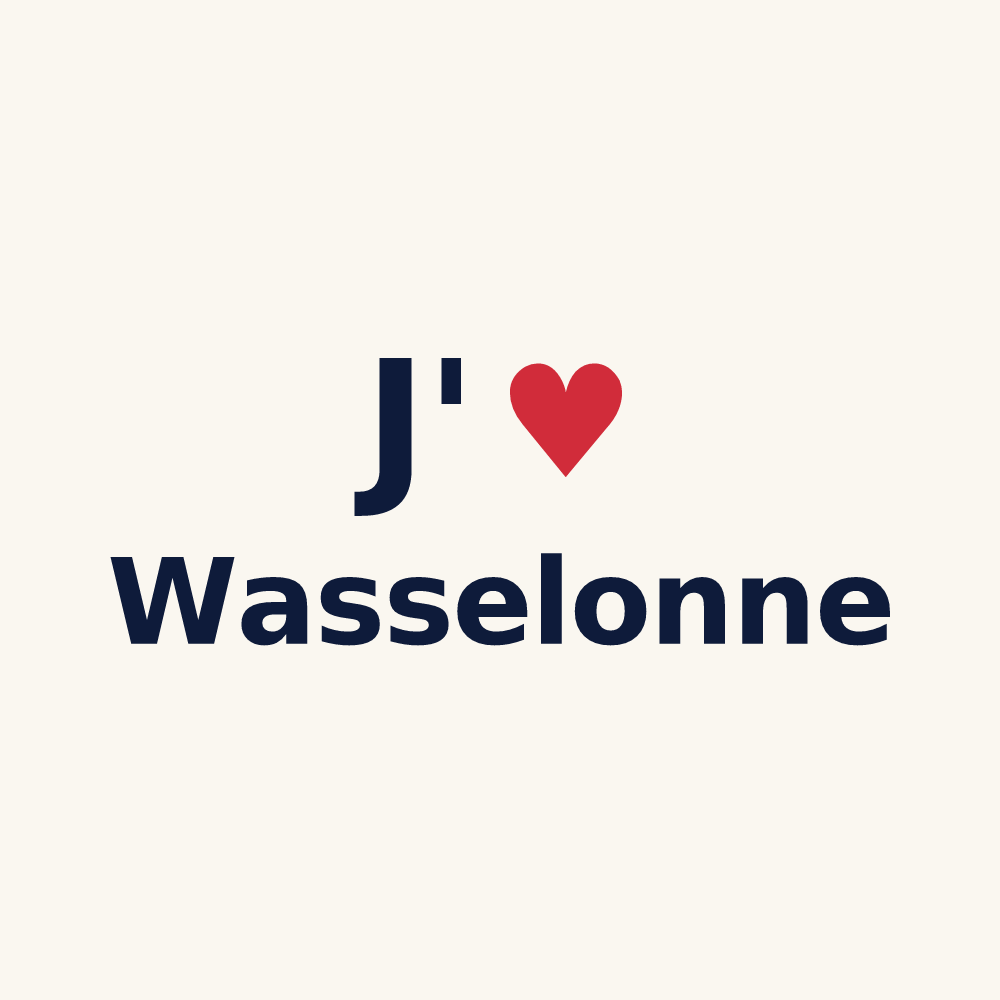 Tasse personnalisée Wasselonne — design J'aime Wasselonne