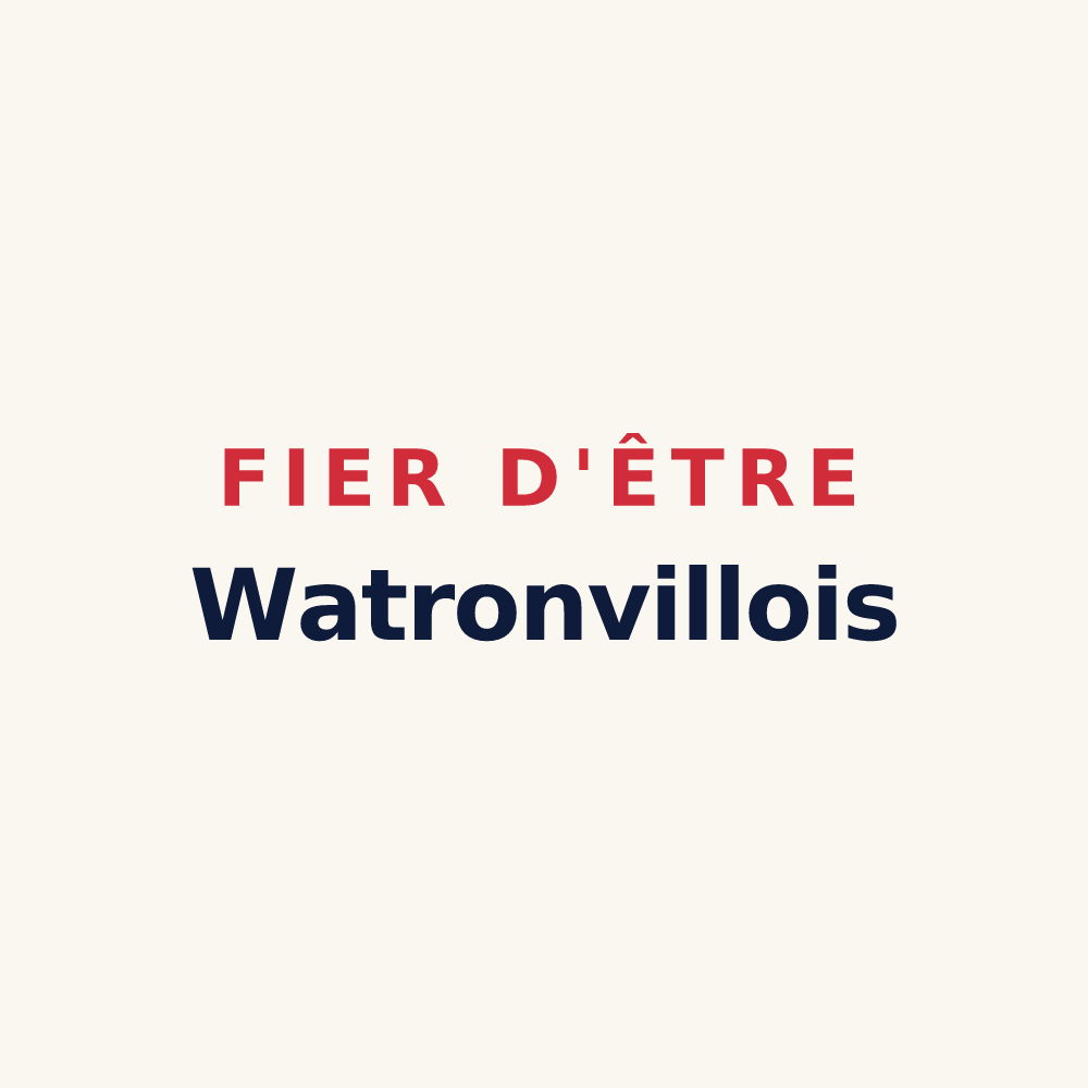 Tasse « Fier d'être Watronvillois » — design pour Watronville