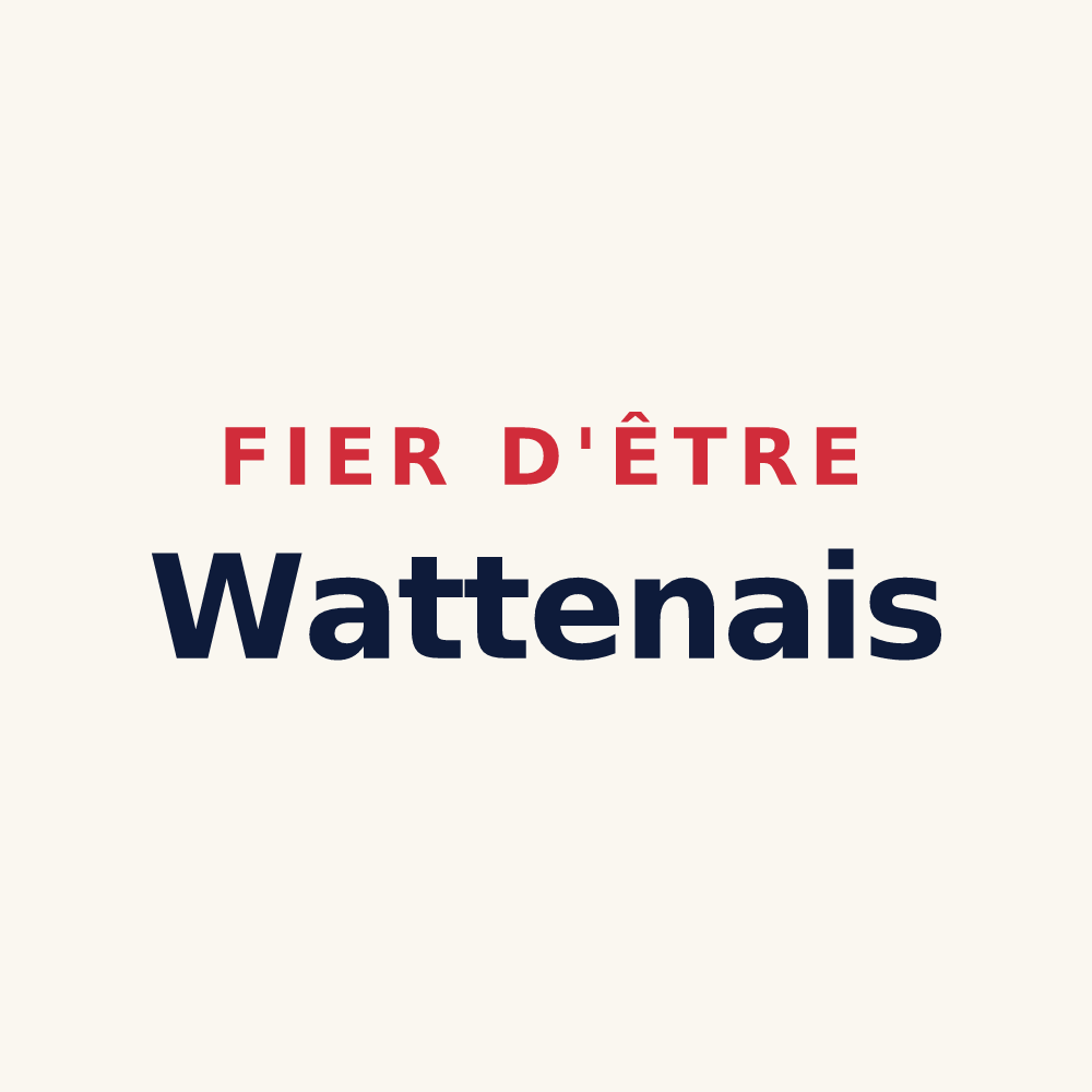 Tasse « Fier d'être Wattenais » — design pour Watten