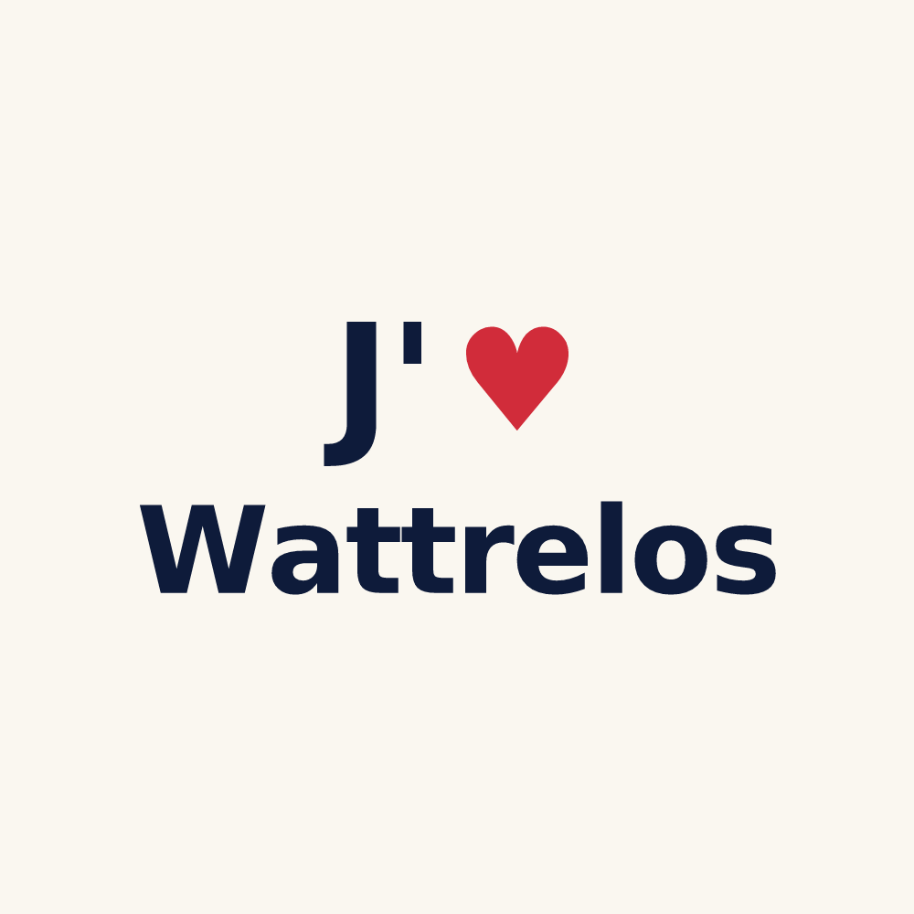 Tasse personnalisée Wattrelos — design J'aime Wattrelos