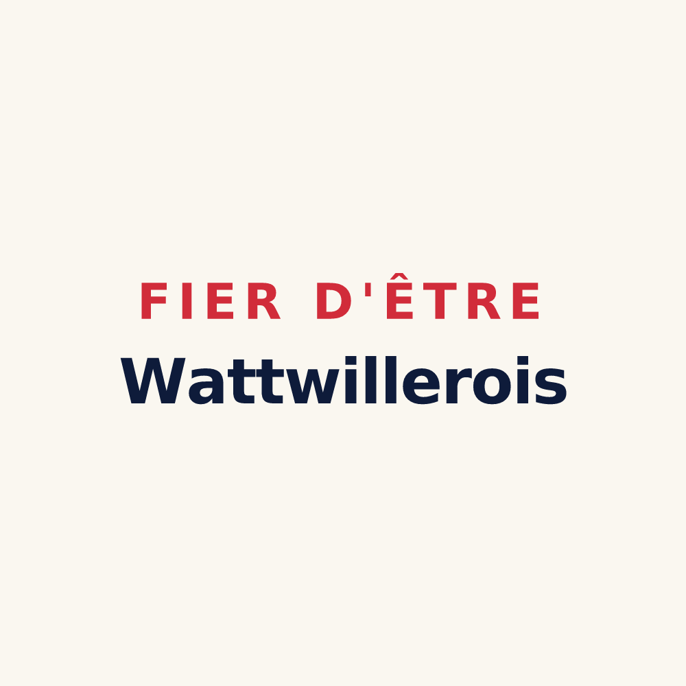 Tasse « Fier d'être Wattwillerois » — design pour Wattwiller