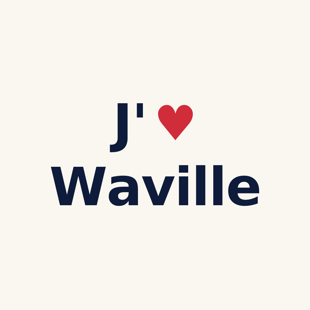Tasse personnalisée Waville — design J'aime Waville