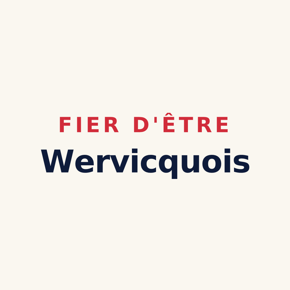 Tasse « Fier d'être Wervicquois » — design pour Wervicq-Sud