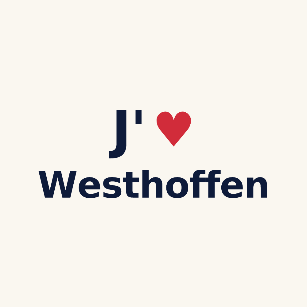 Tasse personnalisée Westhoffen — design J'aime Westhoffen