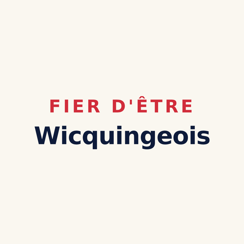 Tasse « Fier d'être Wicquingeois » — design pour Wicquinghem