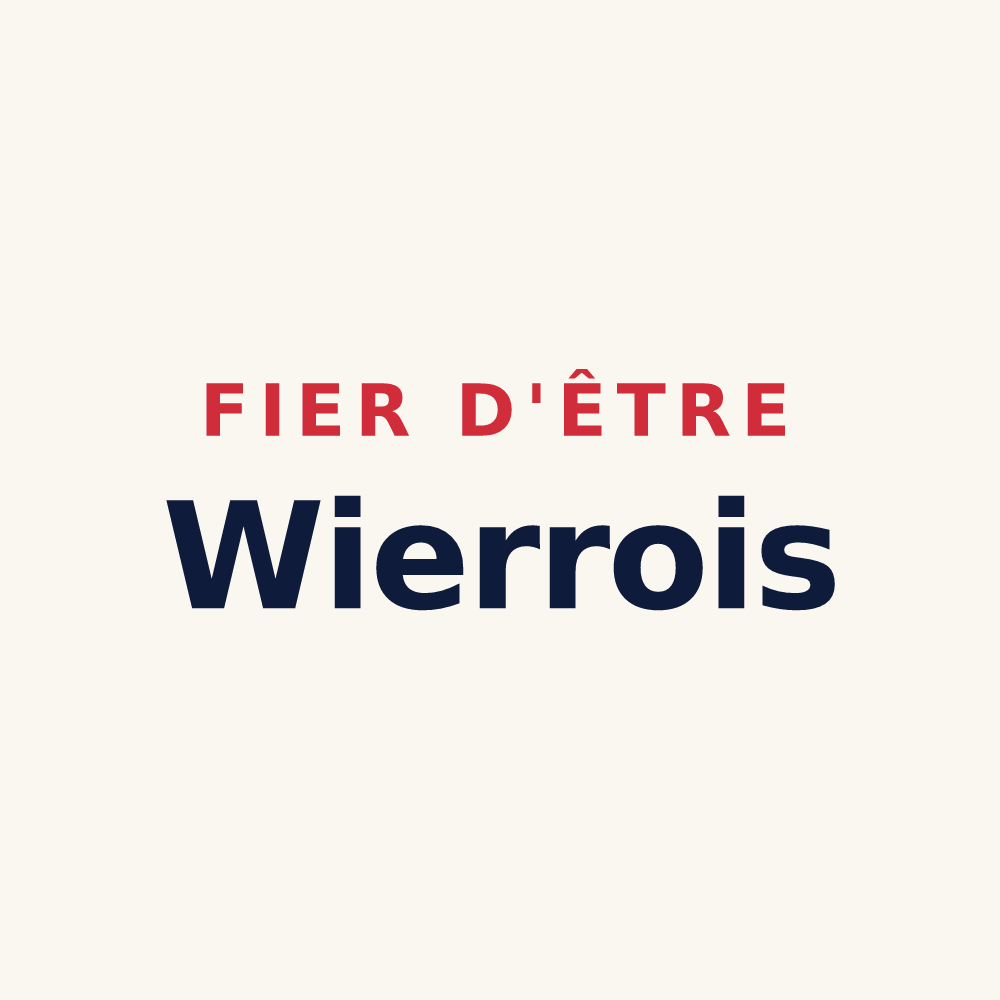 Tasse « Fier d'être Wierrois » — design pour Wierre-au-Bois