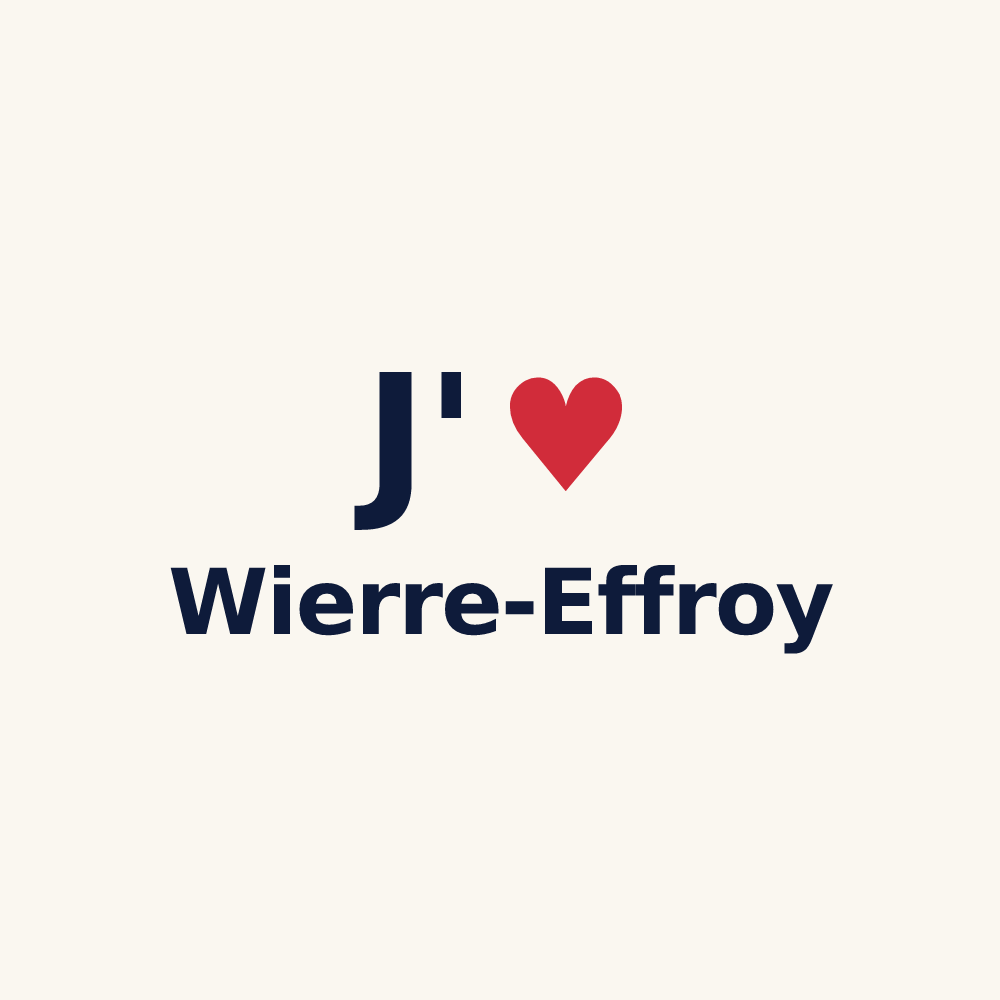 Tasse personnalisée Wierre-Effroy — design J'aime Wierre-Effroy