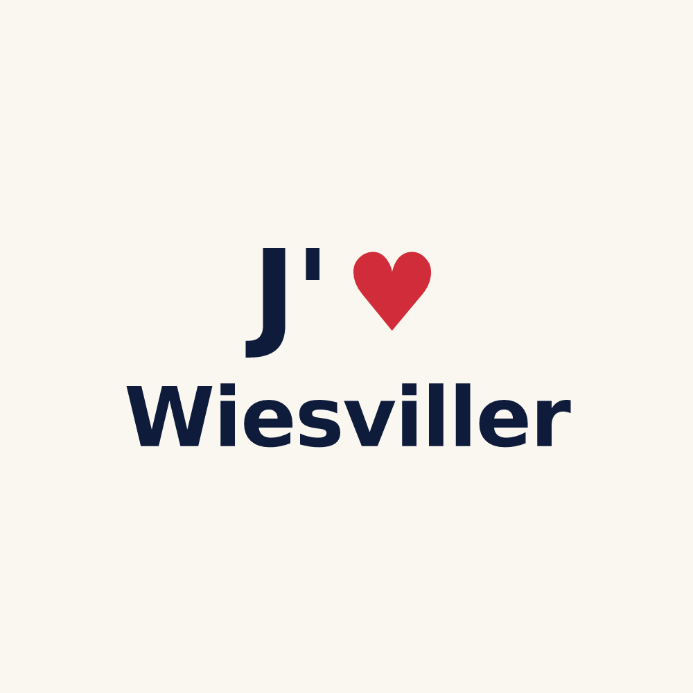 Tasse personnalisée Wiesviller — design J'aime Wiesviller