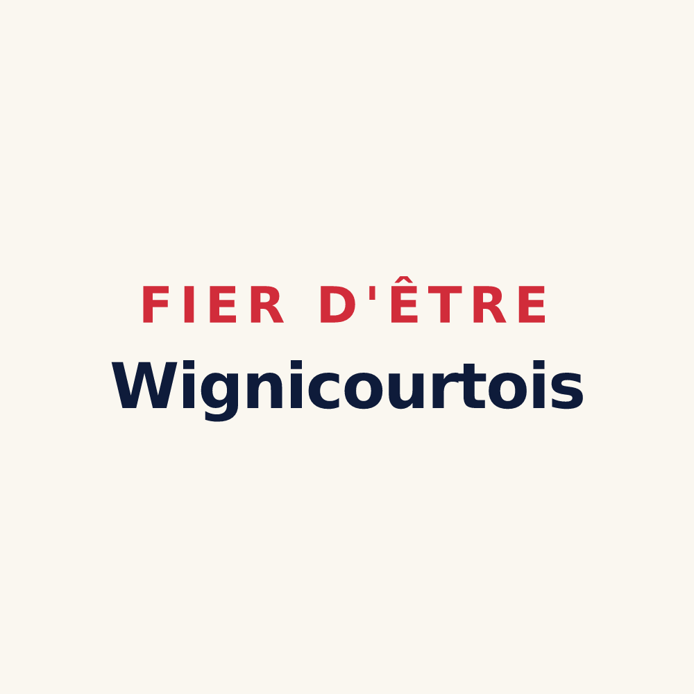 Tasse « Fier d'être Wignicourtois » — design pour Wignicourt