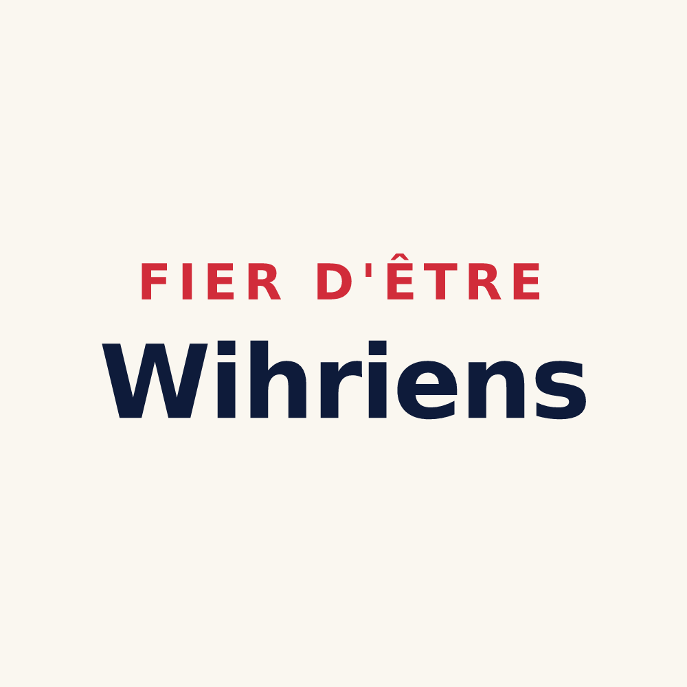 Tasse « Fier d'être Wihriens » — design pour Wihr-au-Val