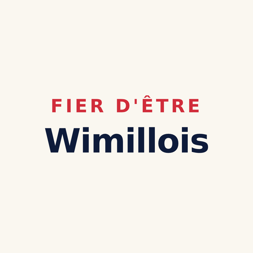 Tasse « Fier d'être Wimillois » — design pour Wimille