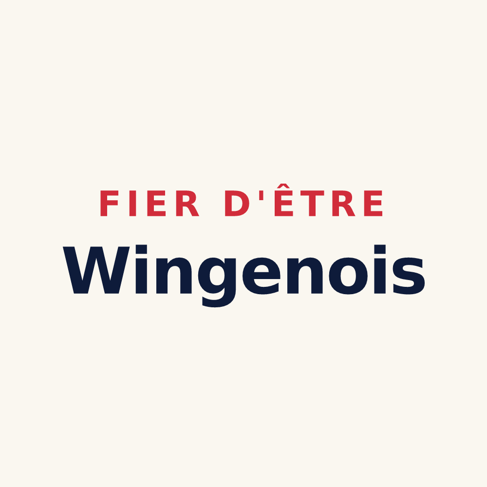 Tasse « Fier d'être Wingenois » — design pour Wingen-sur-Moder