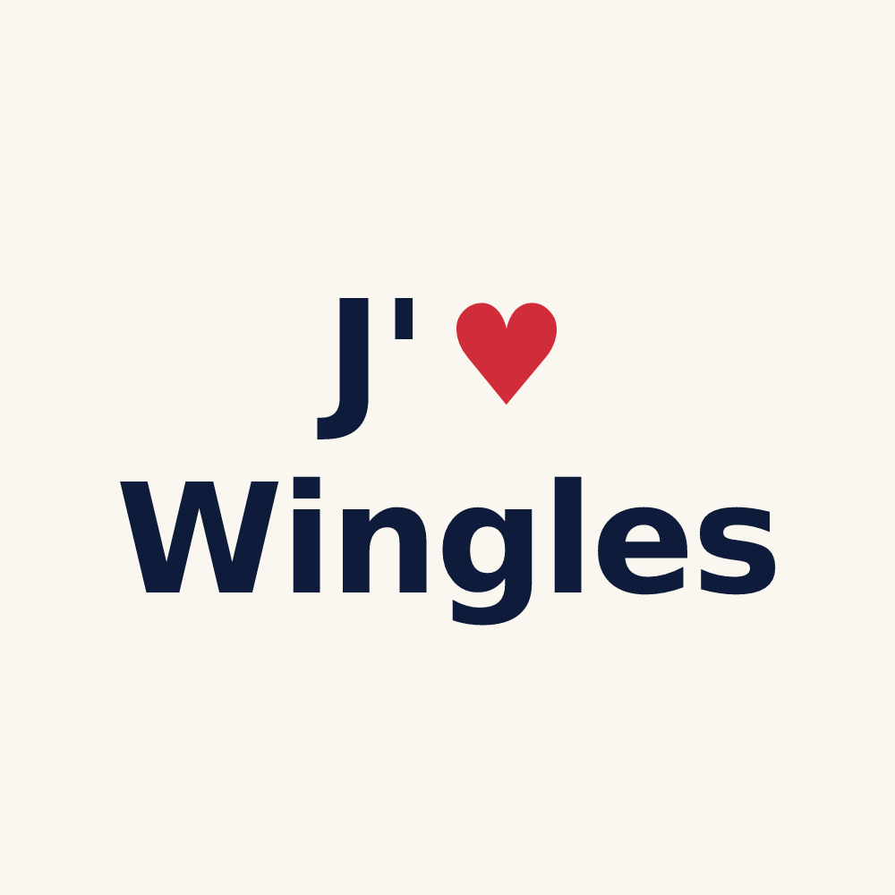 Tasse personnalisée Wingles — design J'aime Wingles