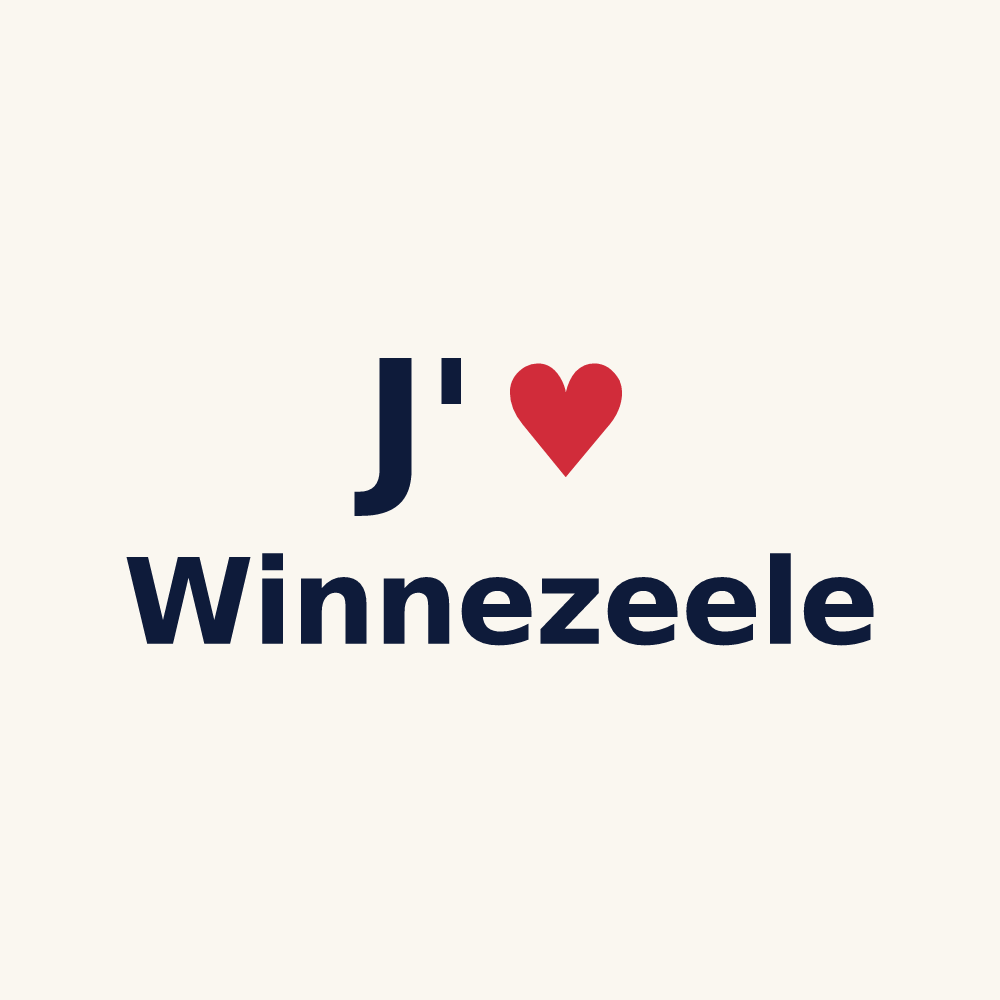 Tasse personnalisée Winnezeele — design J'aime Winnezeele