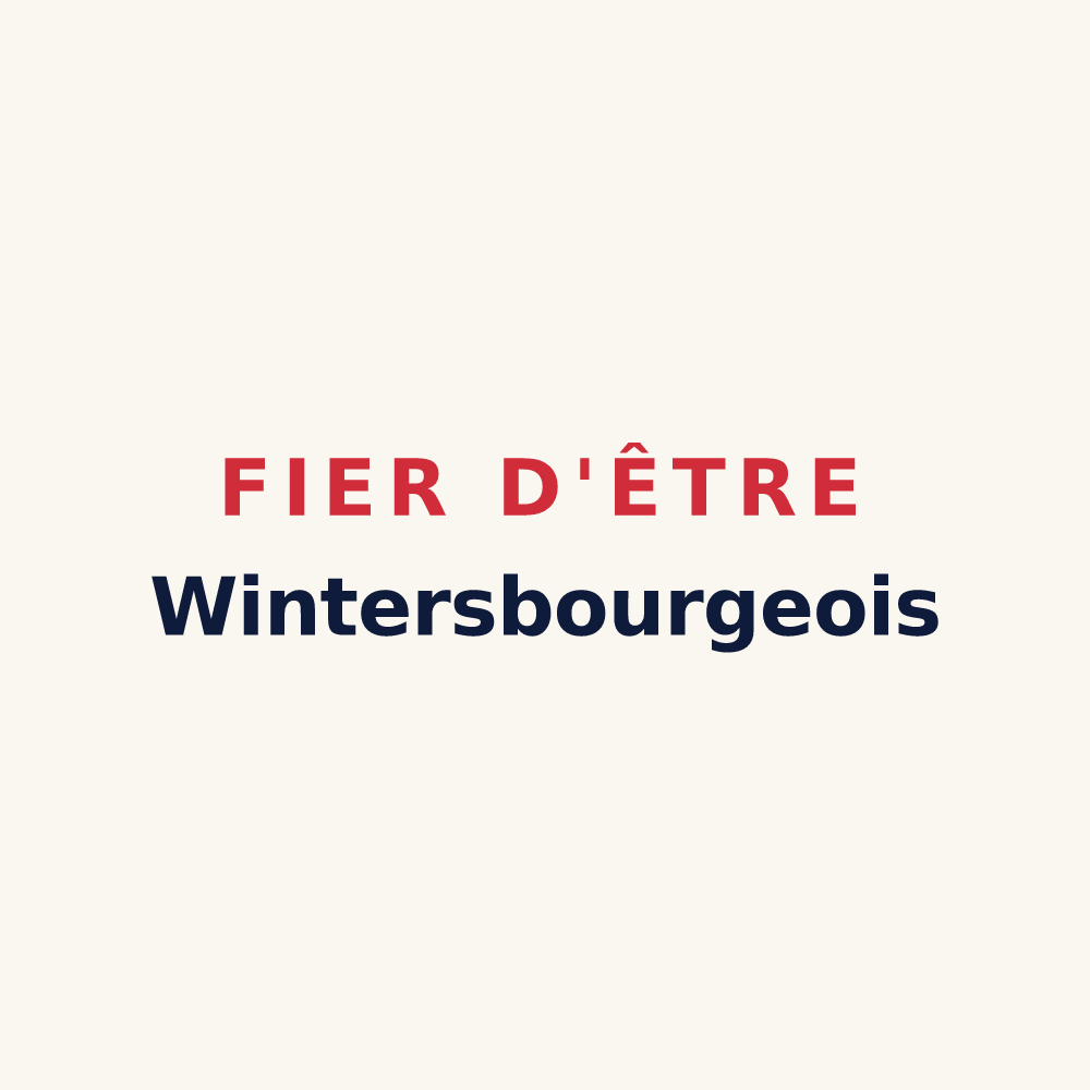 Tasse « Fier d'être Wintersbourgeois » — design pour Wintersbourg