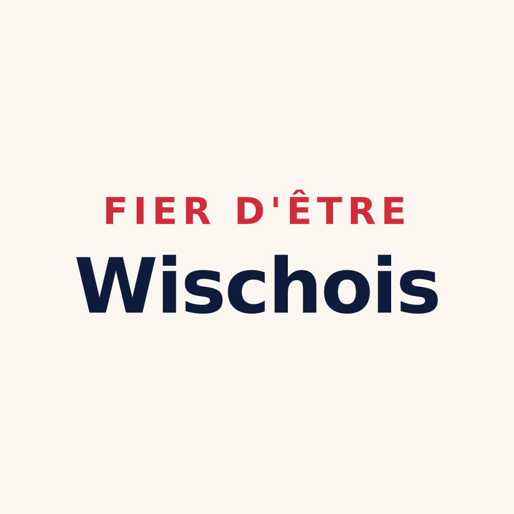 Tasse « Fier d'être Wischois » — design pour Wisches