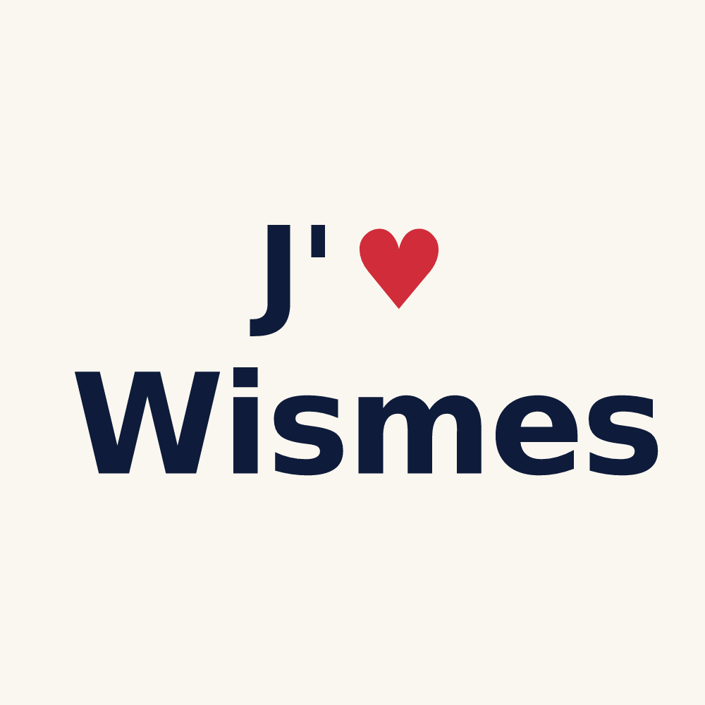 Tasse personnalisée Wismes — design J'aime Wismes