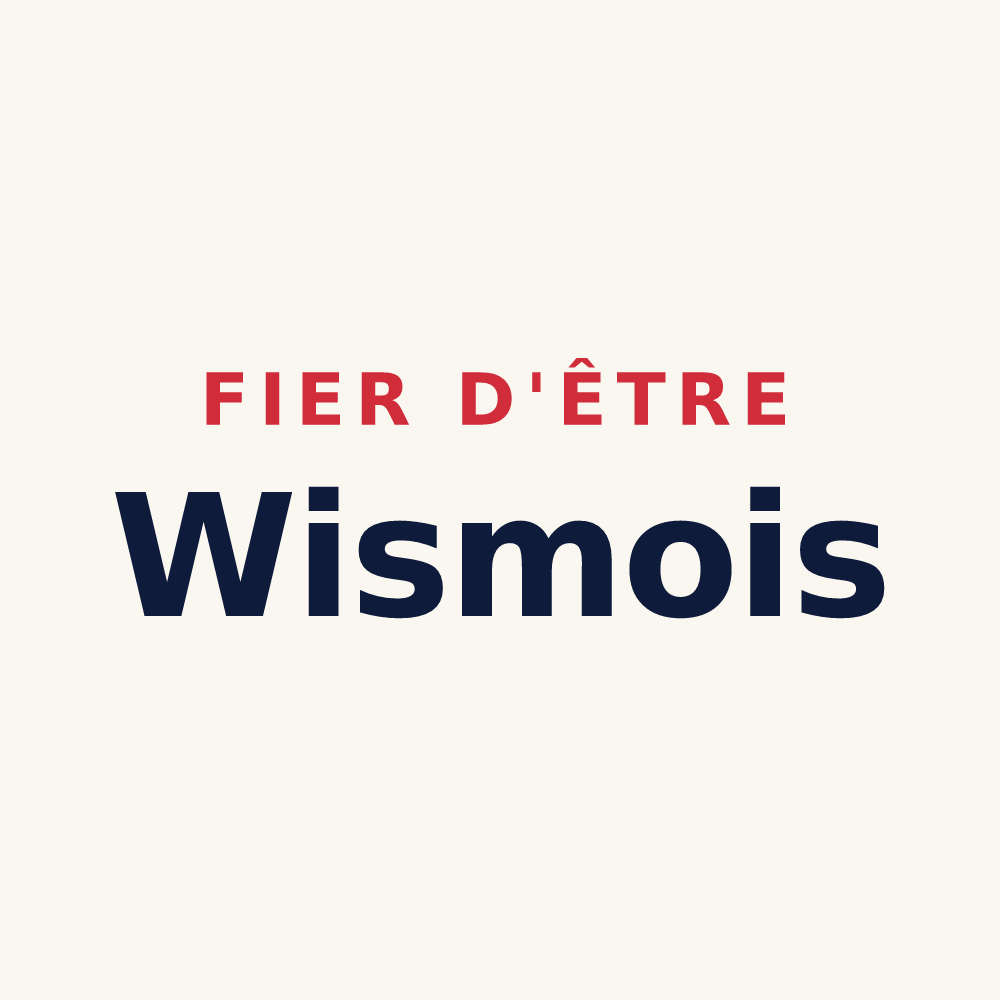 Tasse « Fier d'être Wismois » — design pour Wismes