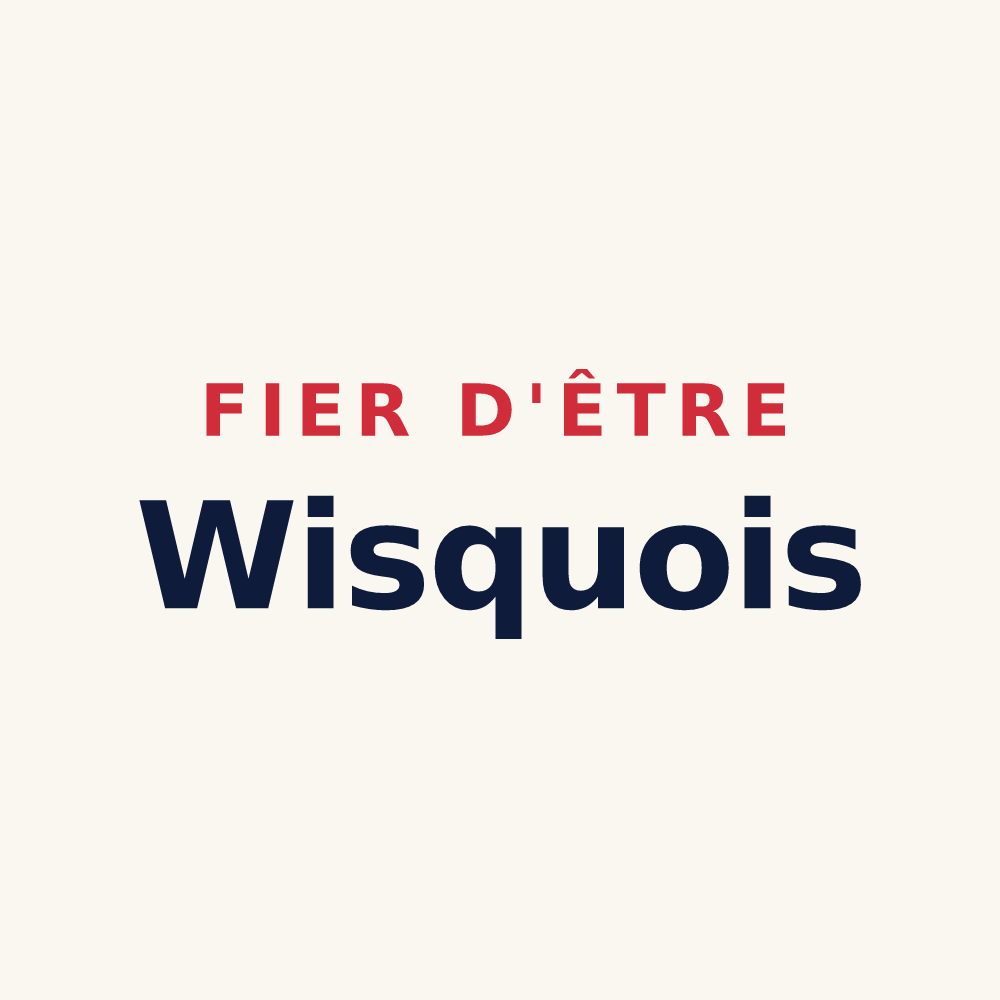 Tasse « Fier d'être Wisquois » — design pour Wisques