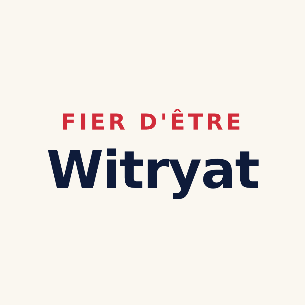 Tasse « Fier d'être Witryat » — design pour Witry-lès-Reims