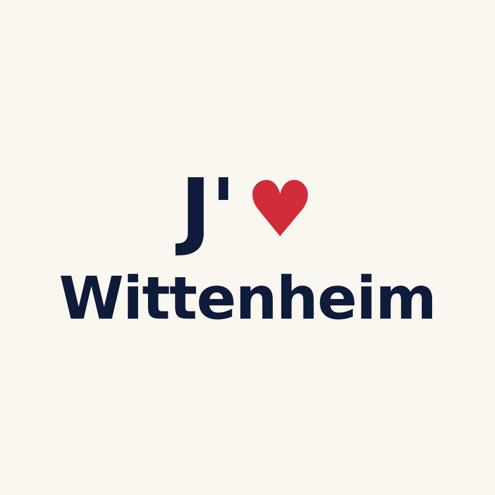 Tasse personnalisée Wittenheim — design J'aime Wittenheim